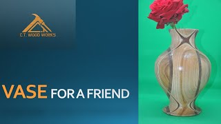 #woodturning #ahşaptorna   A Glorious Vase