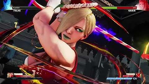 [SFV:CE] Air Throw into Super!! Falke New V-Skill 2 Combos