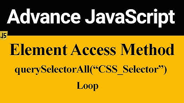 querySelectorAll Method with Loop in JavaScript (Hindi)