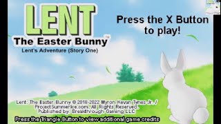 Lents Adventure (Story One) - Lent: The Easter Bunny [FULL PS5 GAMEPLAY]