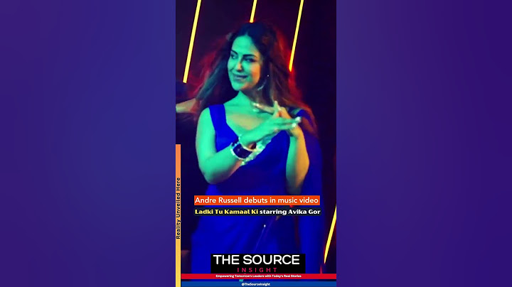 Andre Russell debuts in music Ladki Tu Kamaal Ki starring Avika Gor, praised as fashionista by SRK