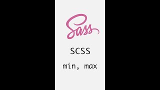 #14 min, max | SCSS | Frontend | Take it easy #shorts