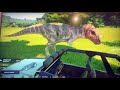 Jurassic World Evolution- dinosaurs fighting to the death. Jacobs first Jurassic World video