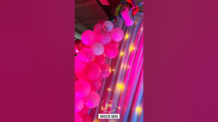 Budget Unicorn Birthday Party Decorations | Easy Unicorn Birthday Party Decorations at Home