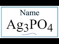 Understanding Ag3PO4 and Its Components