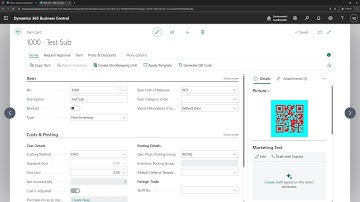 Business Central short: Generate QR codes with colors, images or text through external services