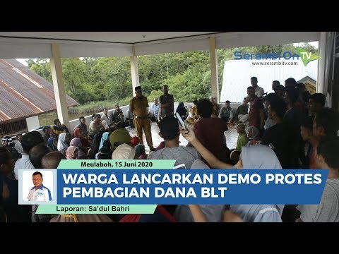 Didemo Warganya, Keuchik Tunda Pembagian Dana BLT Desa Ujong Tanoh Darat Aceh Barat