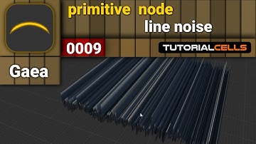 0009. primitives node ( line noise node ) in Gaea