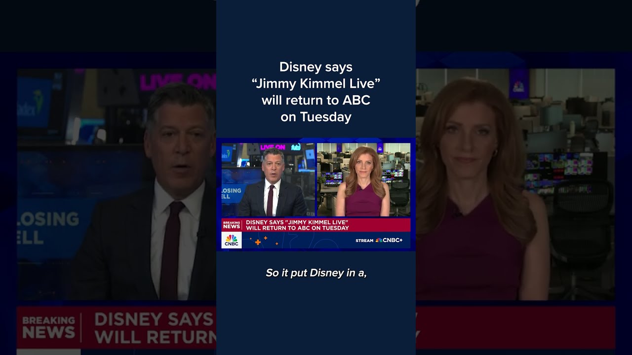 Disney Says Jimmy Kimmel Live Will Return To ABC On Tuesday