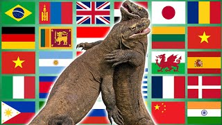 Komodo Dragon in 70 Languages Meme