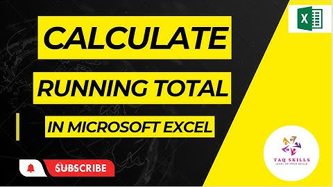 How to Calculate Running Total or Cumulative Sum in Excel Through Formula & Quick Analysis tool.