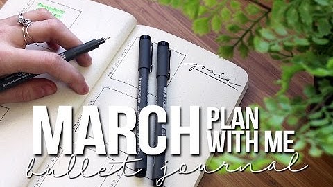 MY BULLET JOURNAL | MARCH PLAN WITH ME