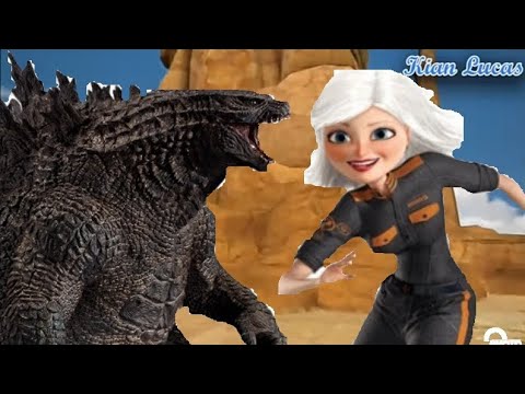 Godzilla Meets Susan Ginormica Godzilla Fights Susan Ginormica