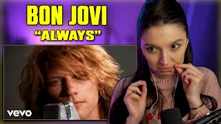 Bon Jovi - Always | FIRST TIME REACTION | (Official Music Video)