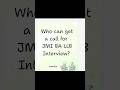 JMI BA LLB Personal Interview Who will be called|Expected Cut off 2026 Jamia Law