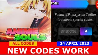 NEW UPDATE CODES* [UPD 24] Anime Souls Simulator ROBLOX, ALL CODES