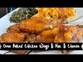 Cook With Me 👩🏽‍🍳 Oven Baked Chicken Wings 🍗 Baked Mac &amp; Cheese 🧀 🤤Plus Chit Chat 💬 🥰