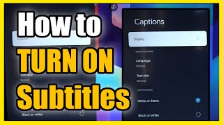 How to Turn On or OFF Subtitles or Captions on Chromecast with Google TV (Fast Tutorial) screenshot 3