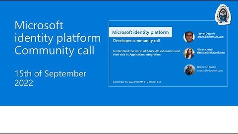 Understand Azure AD extensions and their role in Application integration – September 2022