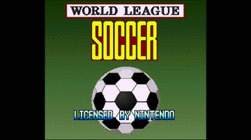 World League Soccer Intro (SNES Introduction)