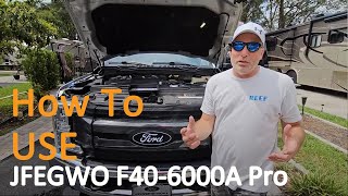 How to Jump Start a Dead Ford Diesel with JFEGWO 6000A Pro? by JFEGWO 84 views 7 months ago 4 minutes, 42 seconds