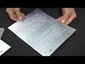 Embossing Braille