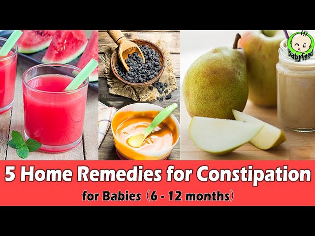 Baby constipation: 7 home remedies