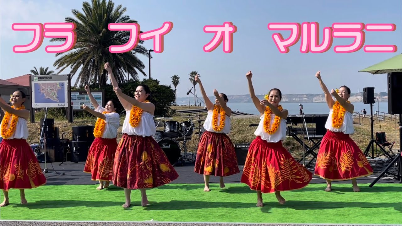 フラダンス フラ フイ オ マルラニ】銚子い一万博inマリーナ 2023年11