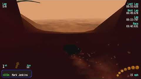 Re-Volt Custom Track Mars (Z) by Biometal/Spriggan, 8 Lap Race