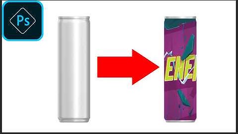 How to Make Soda Can Mockup in Photoshop : Photoshop Tutorial