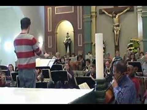 Mozart Coronation Mass KV 317 Sanctus - Rehearsal