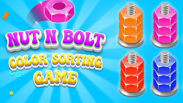 Nut n Bolt: Color Sorting Game Gameplay Android Mobile