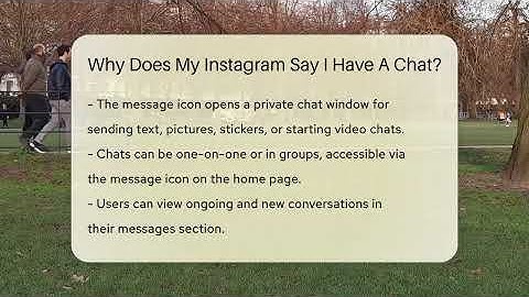 Why Does My Instagram Say I Have A Chat? - Everyday-Networking