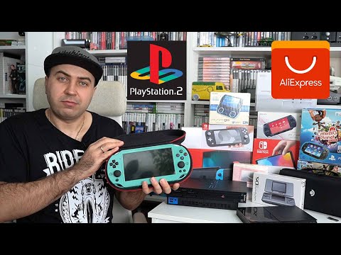 Видео: Портативная консоль PS2 с AliExpress НЕ ЭМУЛЯТОР Sony PlayStation 2