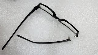 how to repair your glasses with tape