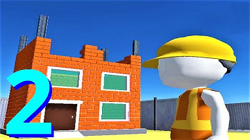 👷 Pro Builder 3D 🧱 GAMEPLAY Part 2 Levels 2-3 (Android, iOS)