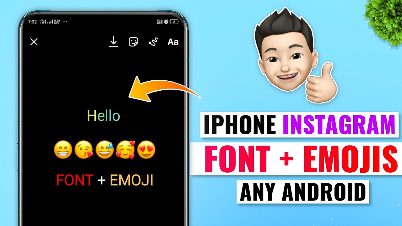 Get IPHONE Instagram Font and Emojis In Any Android ???? | IOS ...