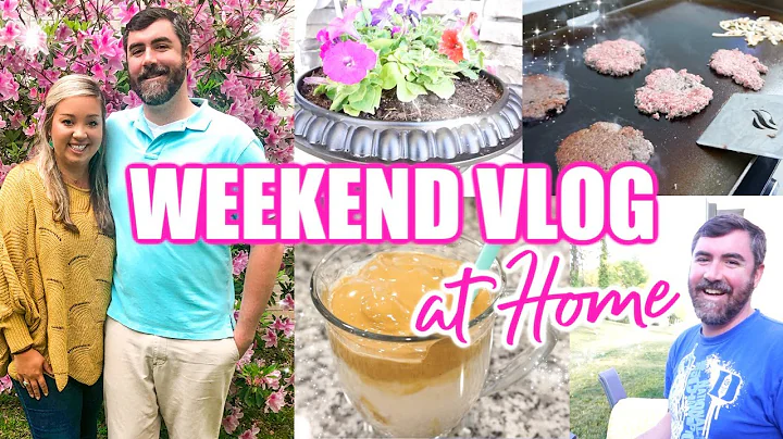 WEEKEND VLOG AT HOME | GET IT ALL DONE | NEW GRILL...