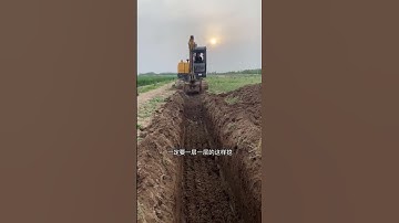 Awesome Excavator Operator Skills - Excavator Operator With Highly Precise Skills  EP156 #Shorts