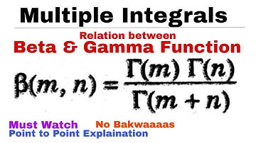 21. Relation between Beta and Gamma Functions | Problem 1 | Very Important