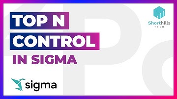 10. Top N Control in Sigma !! Control Elements !! Sigma Computing