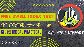 Free swell index ( IS: 2720 part-40)