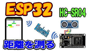 ESP32のBluetooth機能でHC-SR04（超音波センサー）のデータをスマホで見る