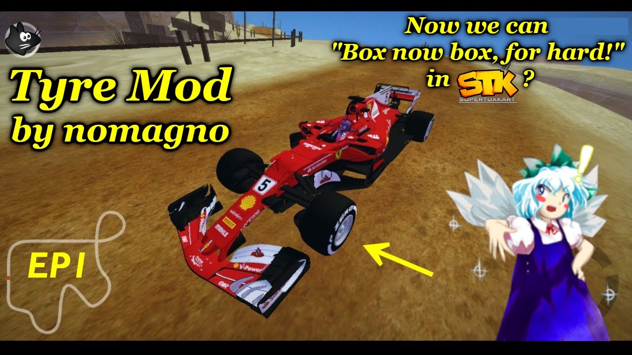 The Tyre Mod: Pit for Tyres in SuperTuxKart !?【ゆっくり解説】 Part 1