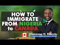 How to immigrate from Nigeria to Canada