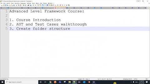 Selenium Framework - Advanced-03 - Create Folder Structure for Maven Project