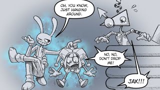 Pomni and Jax Levitating ❤️ | Pomni x Jax  | The Amazing Digital Circus Comic Dub