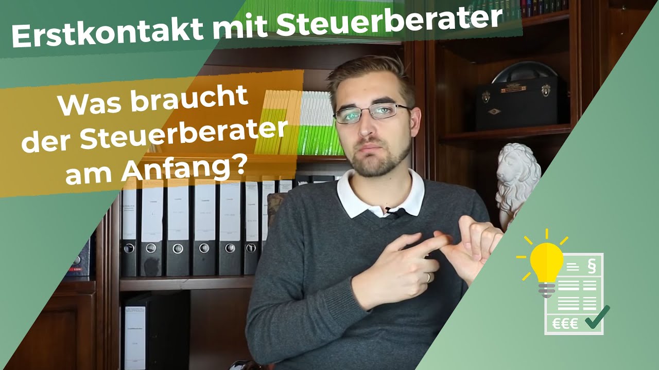 New Das braucht der Steuerberater am Anfang!