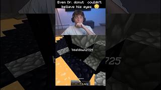 Even Dr. Doughnut was left speechless. by @leaflilol #minecraft #pvp #minecraftshort