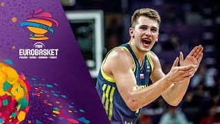 Luka Doncic (11pts. 12reb. 8ast.) earns himself a double-double in semi